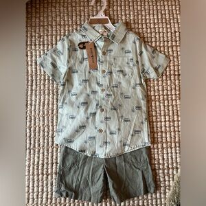 Size 5 Boys’ Outfit by Rabbit + Bear Organic by Emily & Oliver